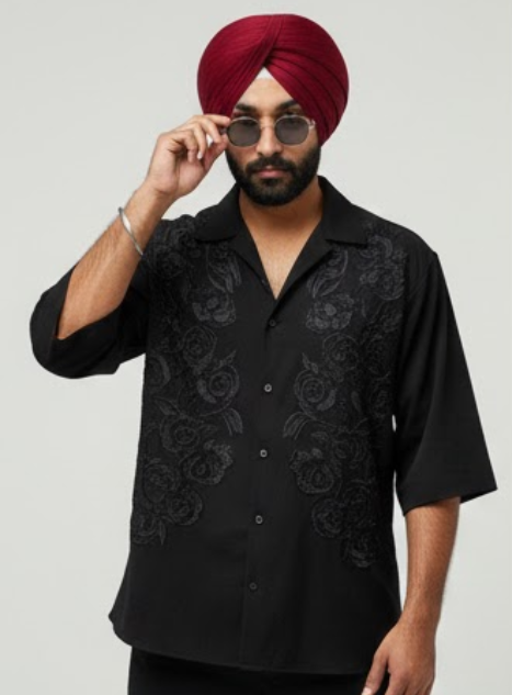 Maroon Red Turban | Full Voile