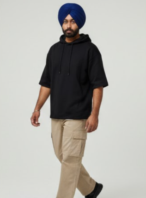 Platinum Navy Blue Turban | Rubia